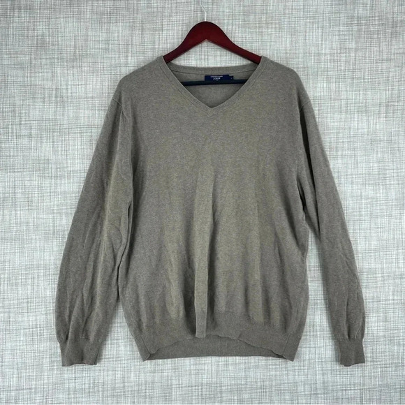 J. Crew v-neck sweater L cashmere blend long sleeve 2255 - Picture 1 of 7
